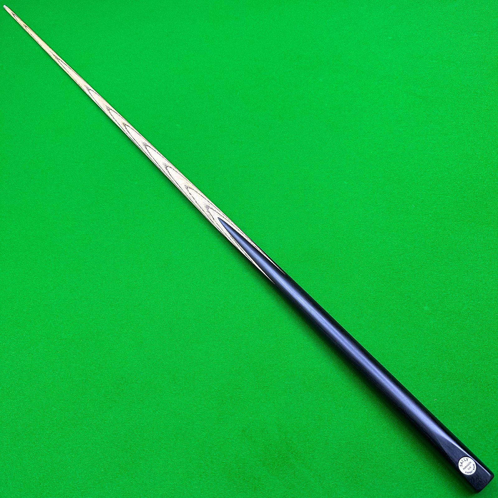 Full-length SAILY CUE Paragon cue photographed against a plain background